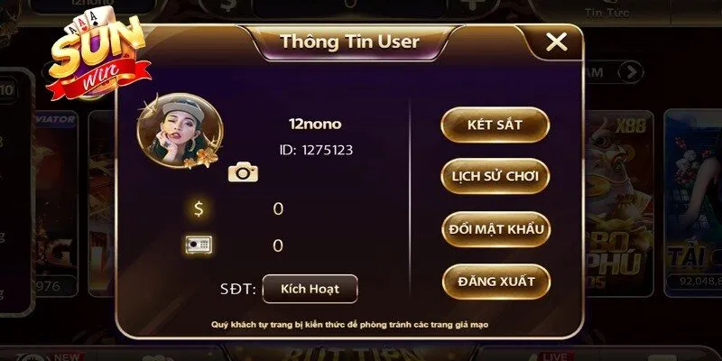 Đăng nhập Sunwin là thao tác cốt lõi giúp bet thủ chơi game an toàn